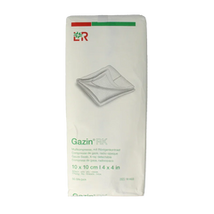 Gazin Gaaskompres 10 x 10 niet steriel 17draads 32L 50 Stuks