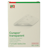 Curapor Transparant 7 x 5cm steriel 5 Stuks