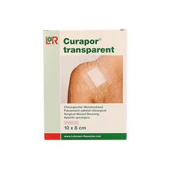 Curapor Transparant 10 x 8cm steriel 5 Stuks
