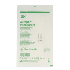 Curapor Wondverband transparant 10 x 20cm steriel 1.00 Stuks