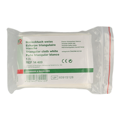 Lohmann&Rauscher Mitella wit universeel viscose 1 Stuks