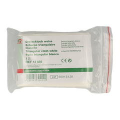 Lohmann&Rauscher Mitella wit universeel viscose 1.00 Stuks