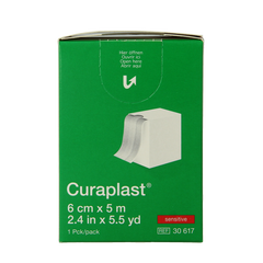 Curaplast Sensitive wondpleister 5m x 6cm 1 Rol