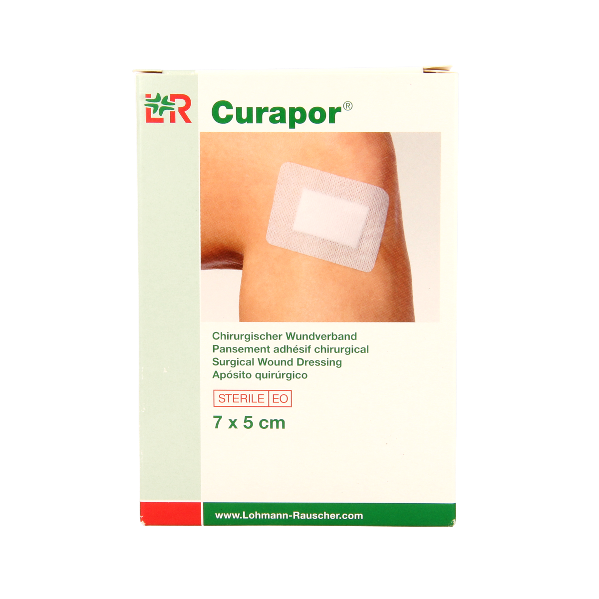 Curapor Wondpleister 7 x 5cm steriel 5.00 Stuks
