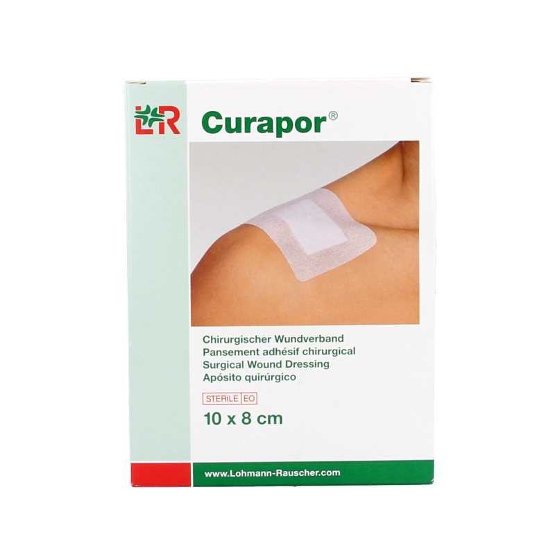 Curapor Wondpleister 10 x 8cm steriel 5 Stuks