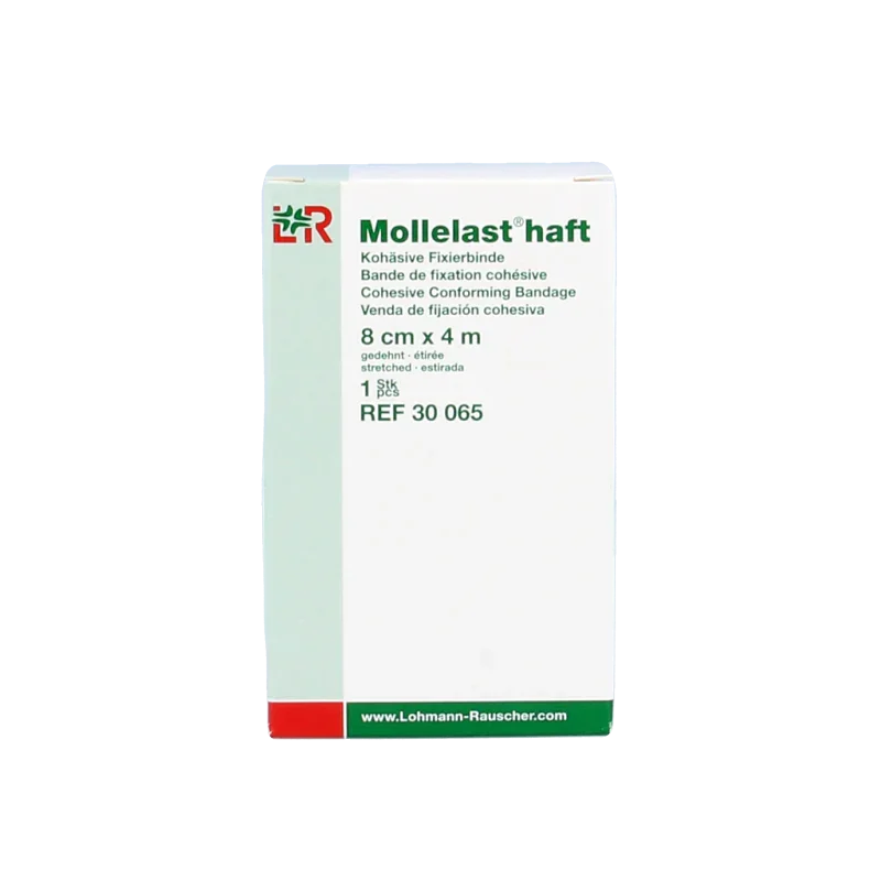 Mollelast Fixatiewindsel haft 4m x 8cm 1.00 Stuks