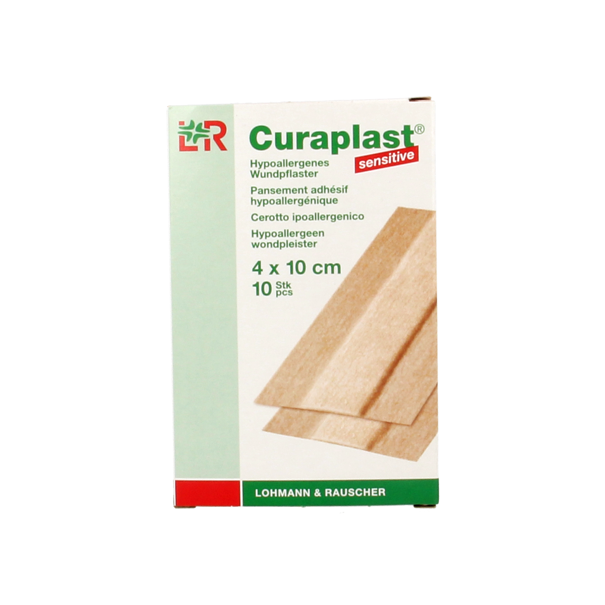 Curaplast Sensitive wondpleister 4 x 10cm 10.00 Stuks