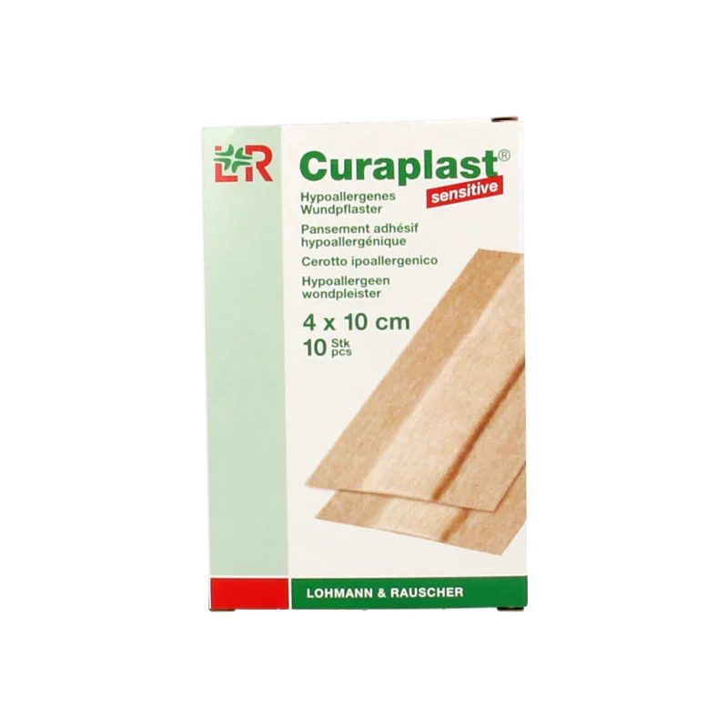 Curaplast Sensitive wondpleister 4 x 10cm 10 Stuks