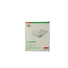 Curaplast Sensitive wondpleister 8cm x 10cm 10.00 Stuks