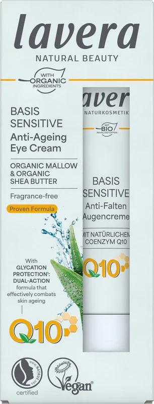 Lavera Basis Sensitive Q10 eye cream 15 Milliliter