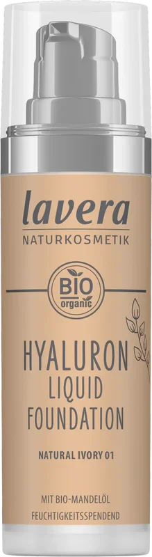 Lavera Hyaluron liquid foundation natural ivory 01 bio 30 Milliliter