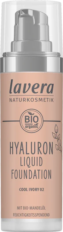 Lavera Hyaluron liquid foundation cool ivory 02 bio 30 Milliliter