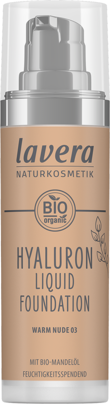 Lavera Hyaluron liquid foundation warm nude 03 bio 30.00 Milliliter