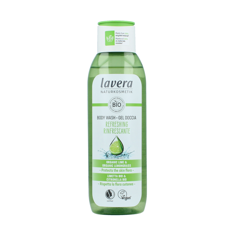 Lavera Douchegel / body wash refreshing bio 250 Milliliter