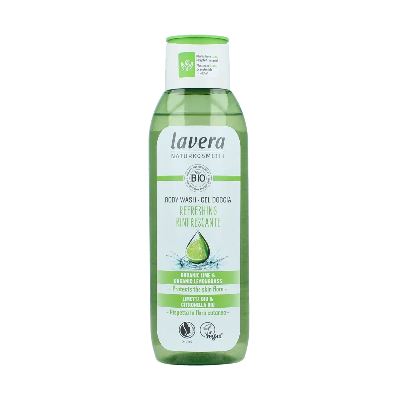 Lavera Douchegel / body wash refreshing bio 250 Milliliter