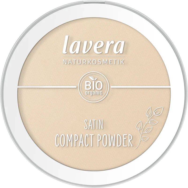 Lavera Satin compact powder medium 02 9.5 Gram