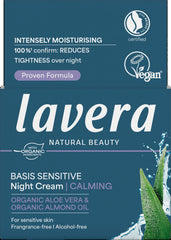 Lavera Basis Sensitive calming night cream 50.00 Milliliter