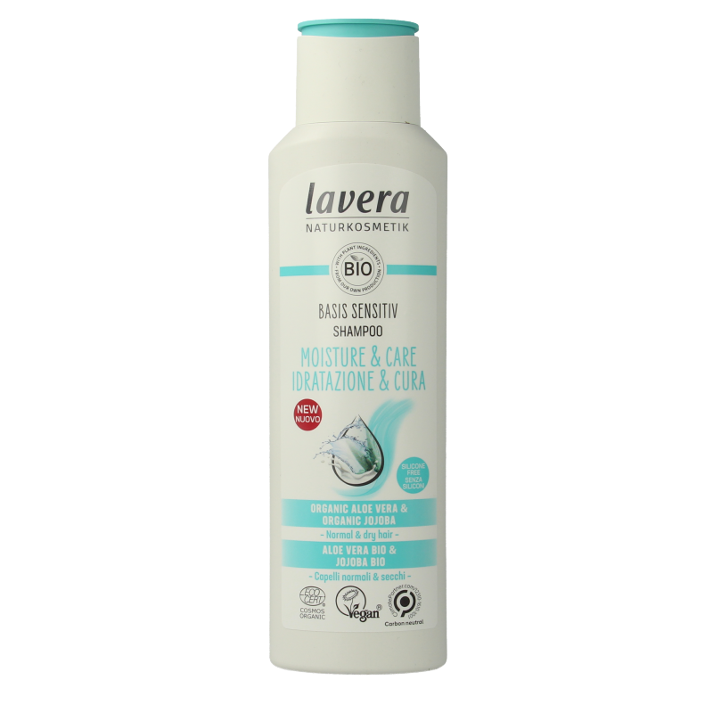 Lavera Shampoo basis sensitiv moisture & care 250 Milliliter