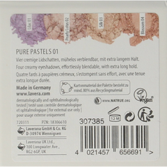 Lavera Signature colour eyeshadow pure pastels 01 bio 1 Stuks