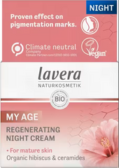 Lavera My age night cream regeneration Duitstalig bio 50 Milliliter