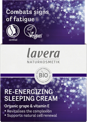 Lavera Re-Energizing sleeping cream nachtcreme bio 50 Milliliter