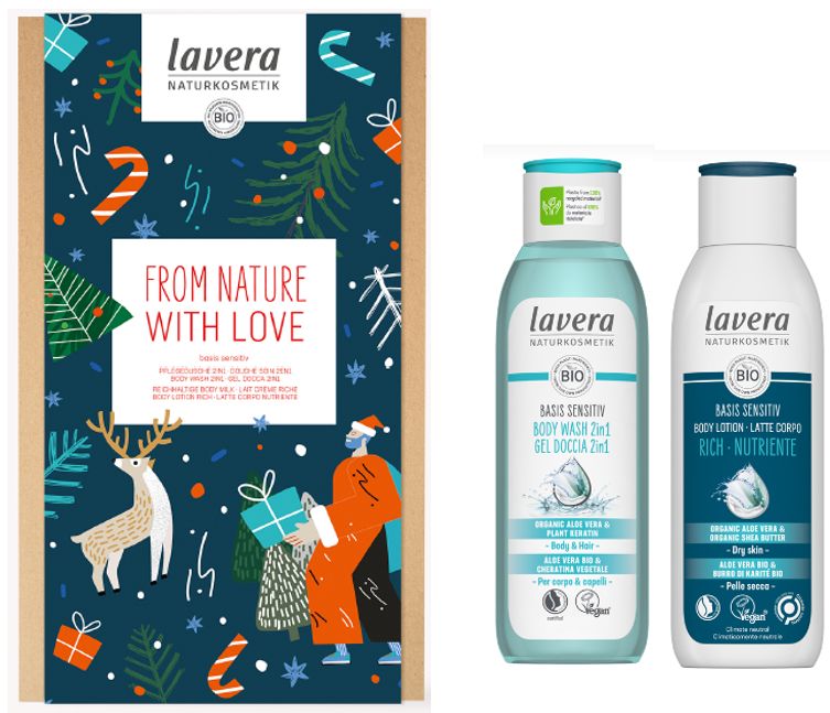 Lavera Basis sensitiv from nature with love giftset 1.00 Stuks