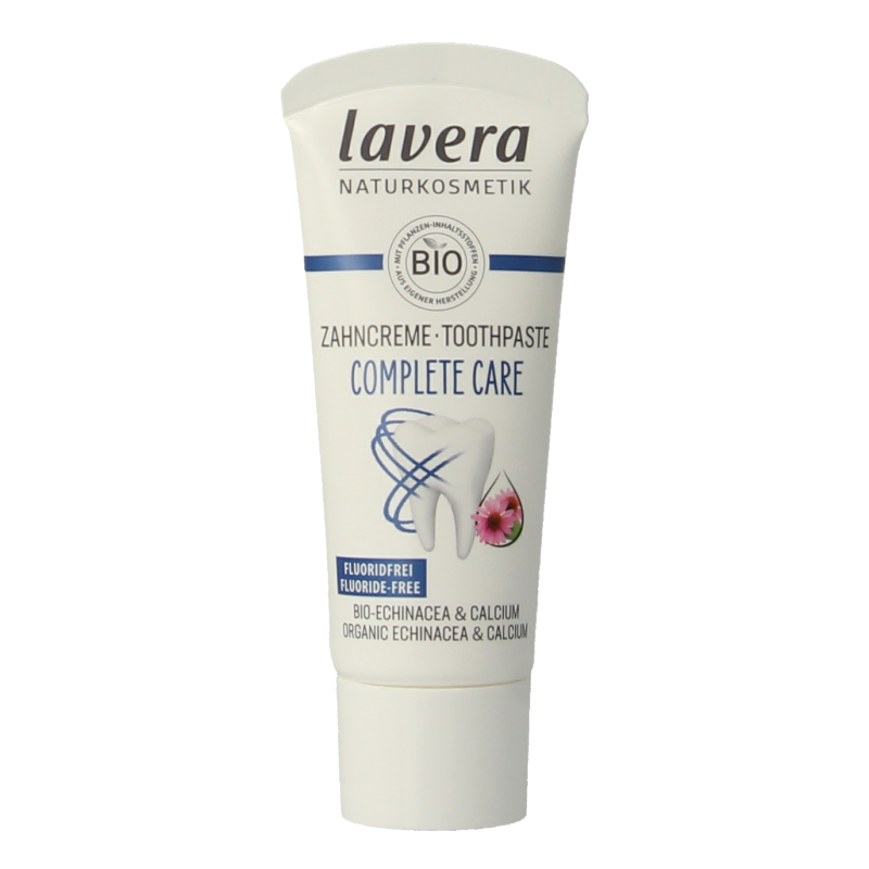 Lavera Tandpasta complete care fluoridevrij bio mini 20 Milliliter