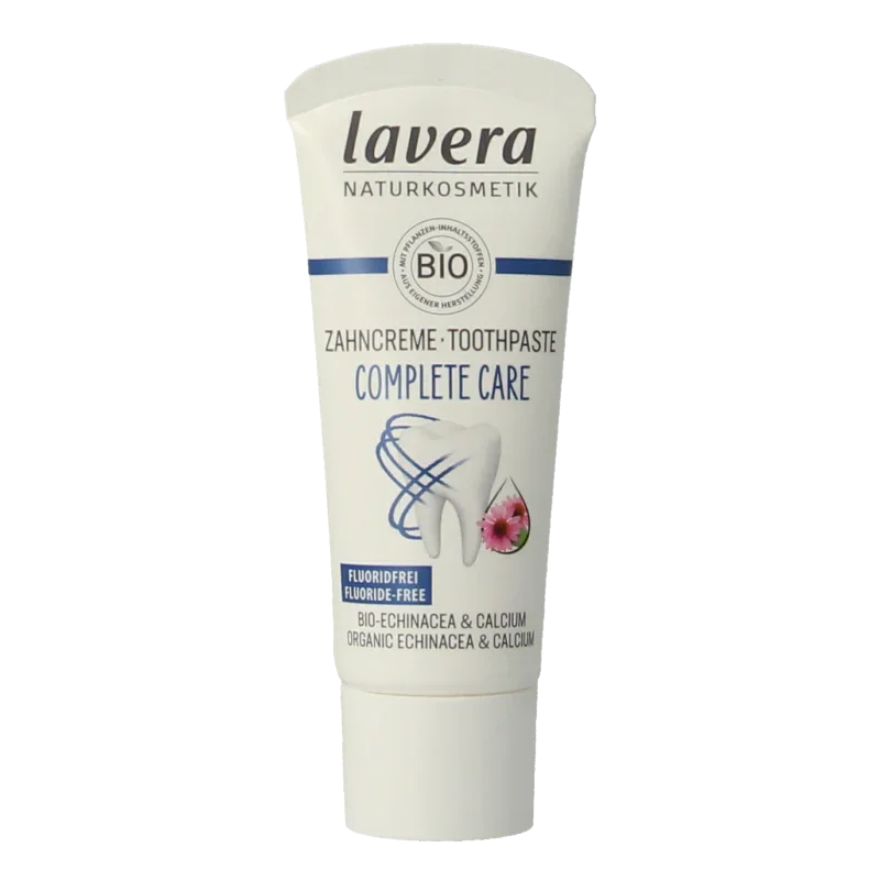 Lavera Tandpasta complete care fluoridevrij bio mini 20 Milliliter
