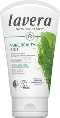 Lavera Pure beauty 3-in-1 wash scrub mask 125 Milliliter