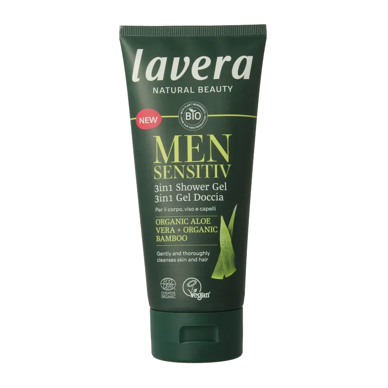 Lavera Men sensitiv 3-in-1 showergel bio 200 Milliliter