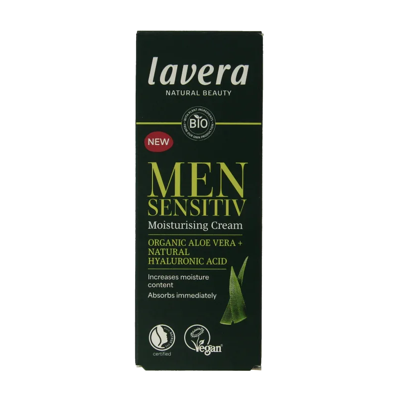 Lavera Men sensitiv moisturizing cream bio 50 Milliliter