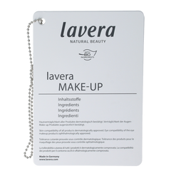 Lavera Colour cosmetics INCI boekje 09-2025 1.00 Boek