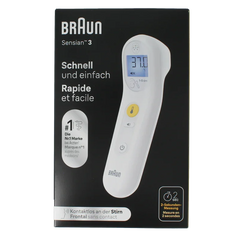 Braun Voorhoofdthermometer Sensian 3 BNT050 1 Stuks