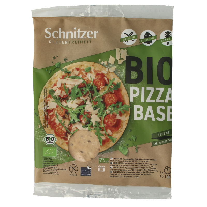 Schnitzer Pizzabodem bio 100 Gram