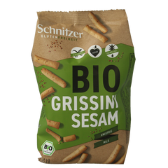 Schnitzer Grissini sesam glutenvrij bio 100 Gram