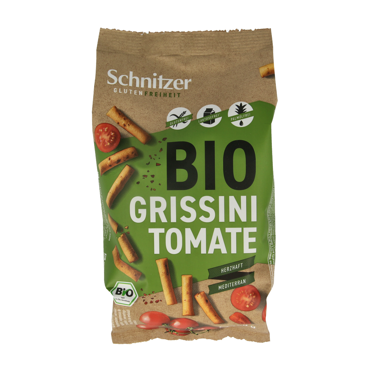 Schnitzer Grissini tomate glutenvrij bio 100.00 Gram