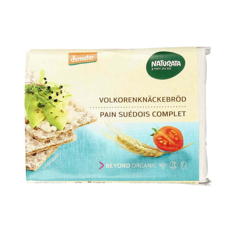 Naturata Knackebrod volkoren rogge demeter bio 250 Gram