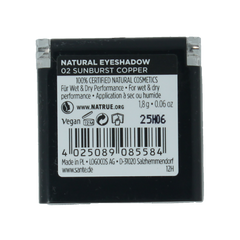 Sante Eyeshadow naturel 02 sunburst copper 1.8 Gram