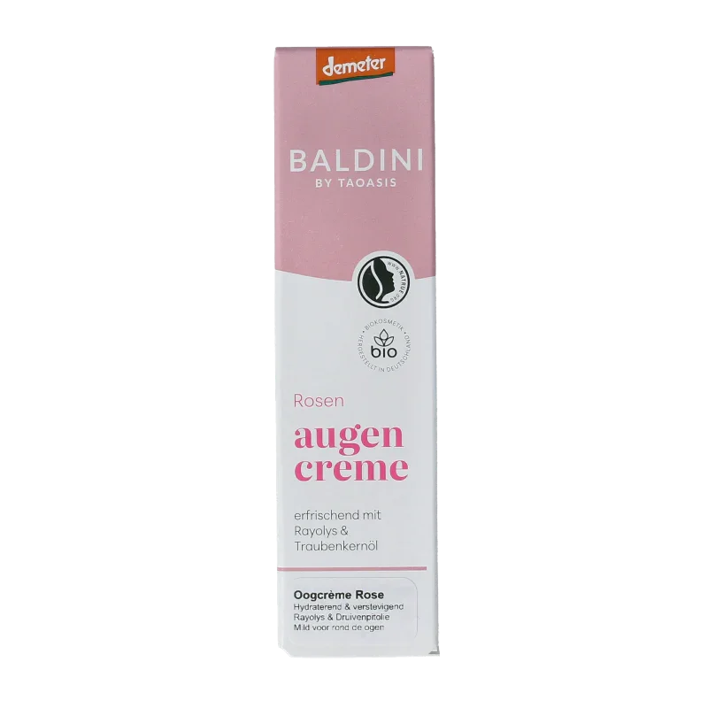 Baldini Oogcreme regenererend rose demeter 15.00 Milliliter