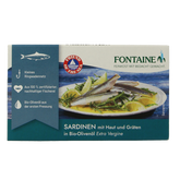 Fontaine Sardines met huid en graat 120 Gram