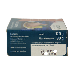 Fontaine Tonijnfilet in olijfolie bio 120 Gram
