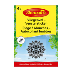 Aeroxon Vliegenval venstersticker 4 Stuks