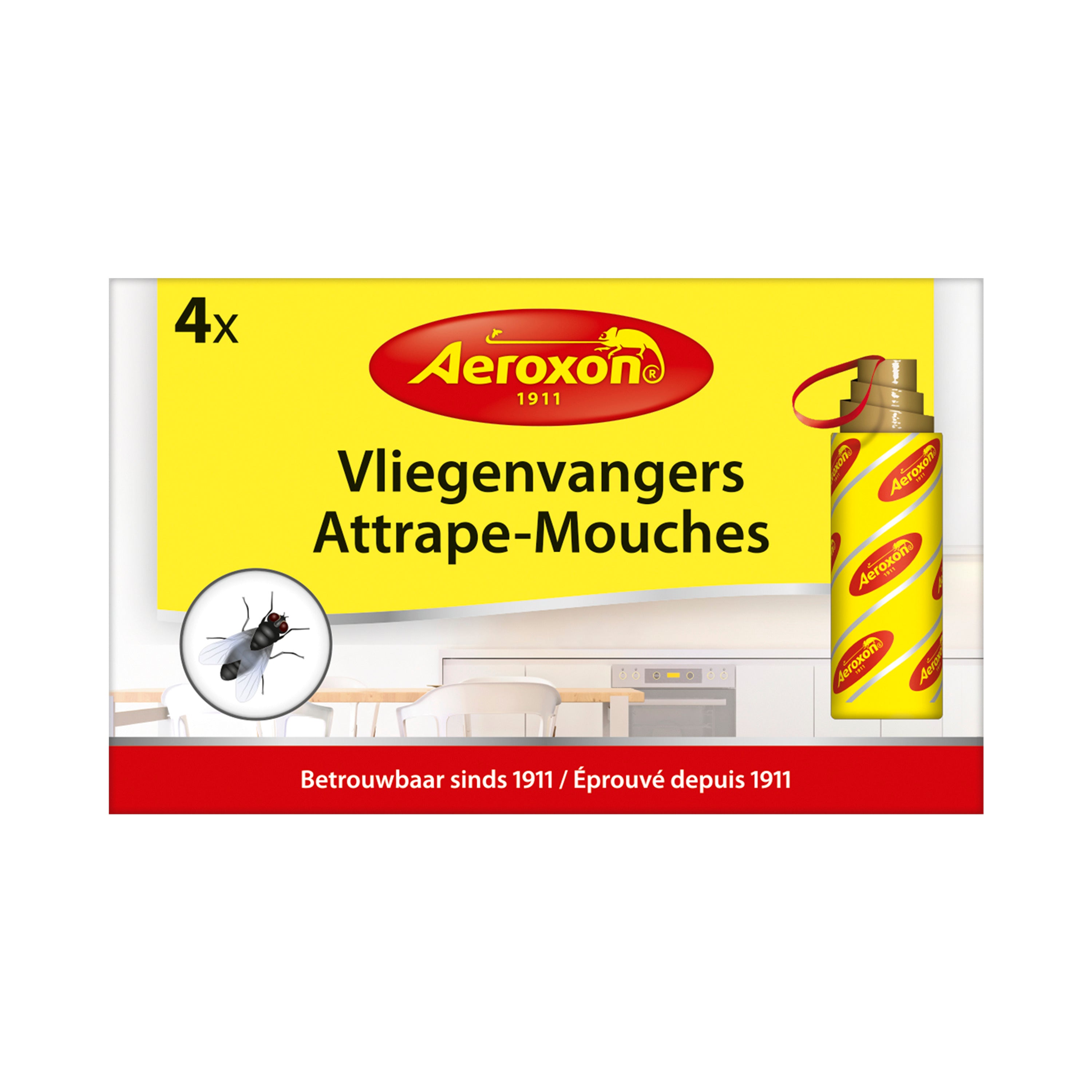 Aeroxon Vliegenvangers 4 Stuks