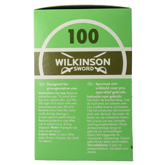 Wilkinson Hospital disposable singles 100 Stuks