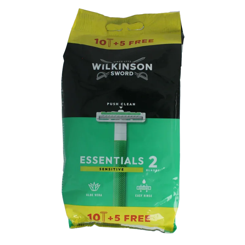 Wilkinson Extra2 sensitive 10+5 gratis 15 Stuks