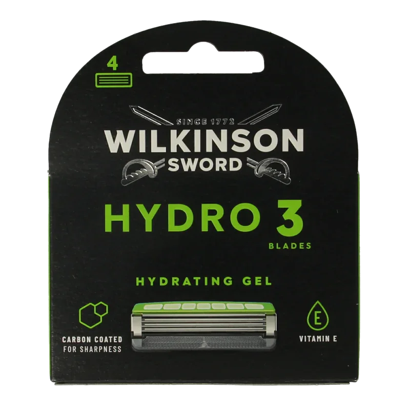 Wilkinson Hydro 3 skin protection mesjes 4 Stuks