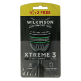 Wilkinson Xtreme III black edition 4+2 stuks 6 Stuks