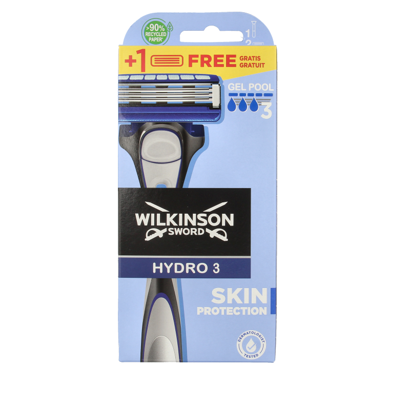 Wilkinson Hydro 3 razor skin protect 1 + 1 1 Stuks