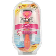 Wilkinson Quattro woman coral razor 1 Stuks