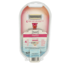 Wilkinson Quattro woman coral razor 1 Stuks